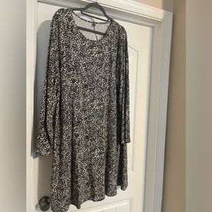 Leopard print Old Navy Swing Dress